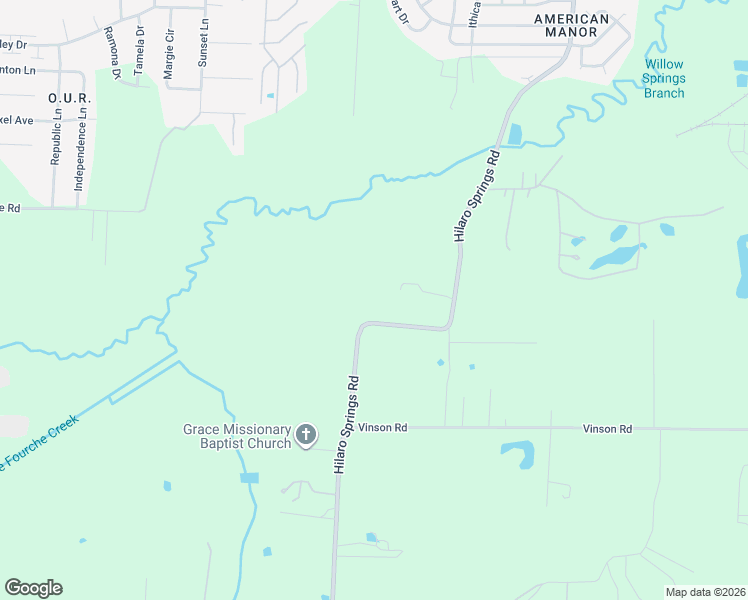map of restaurants, bars, coffee shops, grocery stores, and more near 10910 Hilaro Springs Road in Little Rock