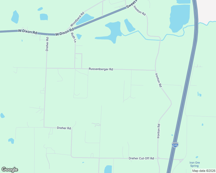map of restaurants, bars, coffee shops, grocery stores, and more near 11205 Oak Hill Road in Little Rock