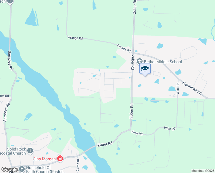 map of restaurants, bars, coffee shops, grocery stores, and more near 6212 Milsap Drive in Alexander