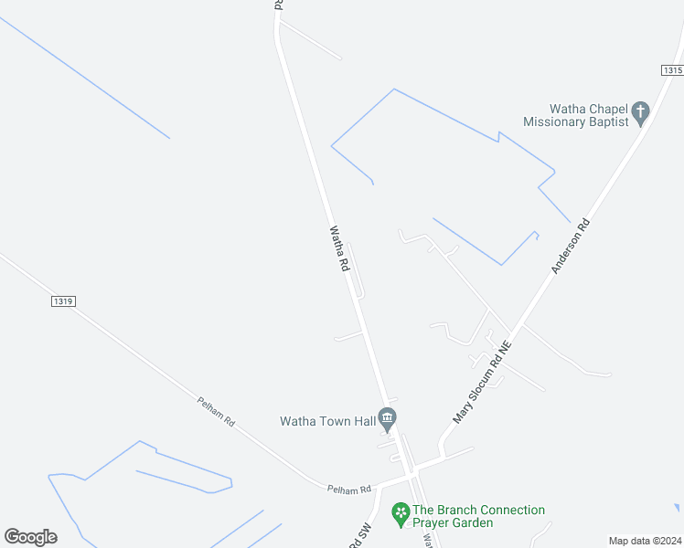 map of restaurants, bars, coffee shops, grocery stores, and more near 871 Watha Road in Pender County