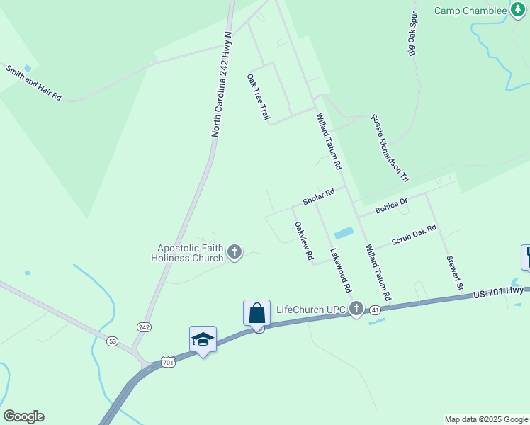 map of restaurants, bars, coffee shops, grocery stores, and more near 282 Sholar Road in Elizabethtown