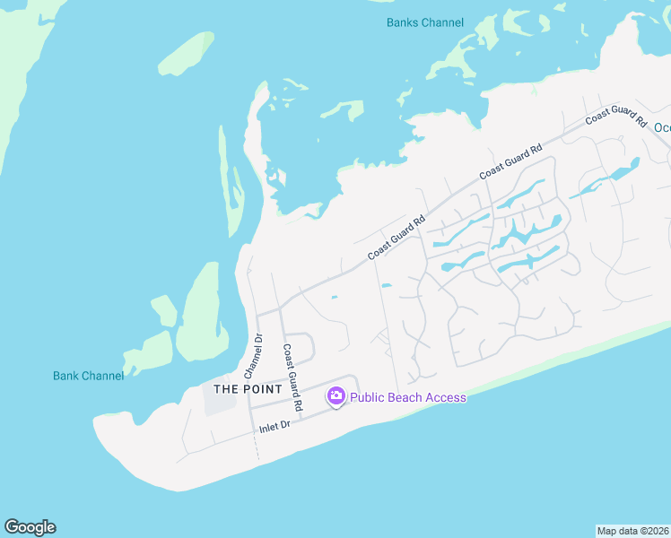 map of restaurants, bars, coffee shops, grocery stores, and more near 10514 Coast Guard Road in Emerald Isle