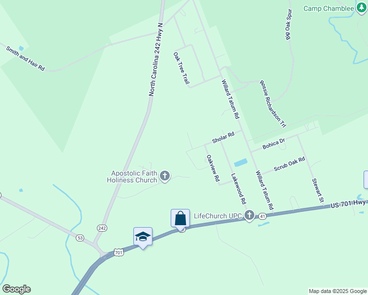 map of restaurants, bars, coffee shops, grocery stores, and more near 282 Sholar Road in Elizabethtown