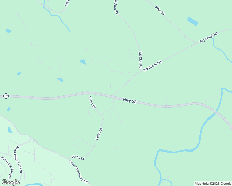 map of restaurants, bars, coffee shops, grocery stores, and more near 6192 Georgia 52 in Ellijay