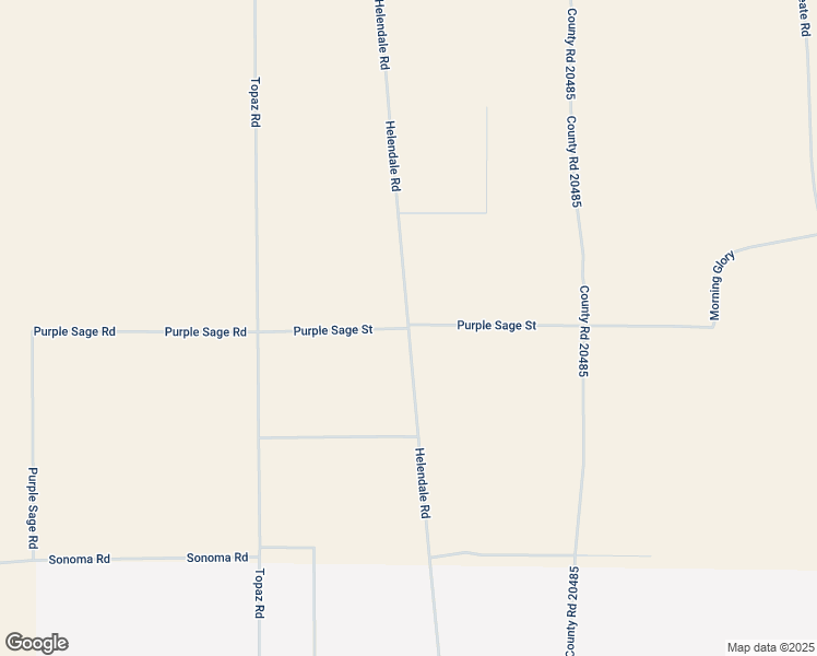 map of restaurants, bars, coffee shops, grocery stores, and more near Purple Sage Street in El Mirage