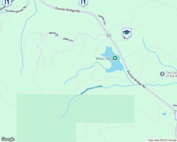 map of restaurants, bars, coffee shops, grocery stores, and more near 562 Yonah Lake Drive in Sautee Nacoochee