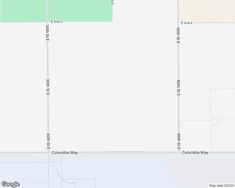 map of restaurants, bars, coffee shops, grocery stores, and more near 40th Street East in Palmdale