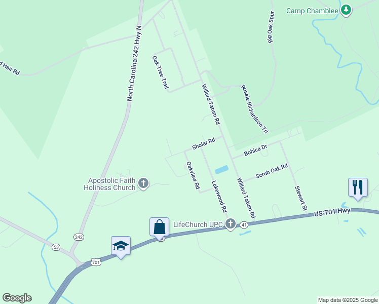 map of restaurants, bars, coffee shops, grocery stores, and more near 191 Sholar Road in Elizabethtown