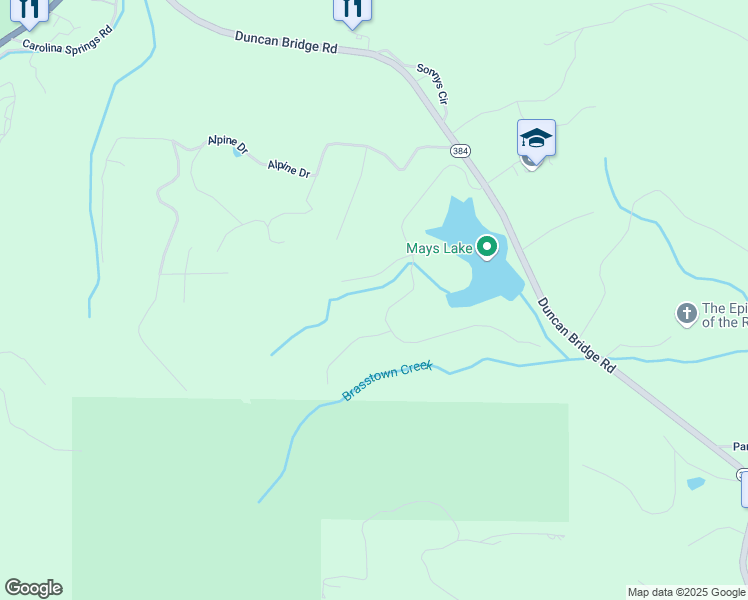 map of restaurants, bars, coffee shops, grocery stores, and more near 562 Yonah Lake Drive in Sautee Nacoochee