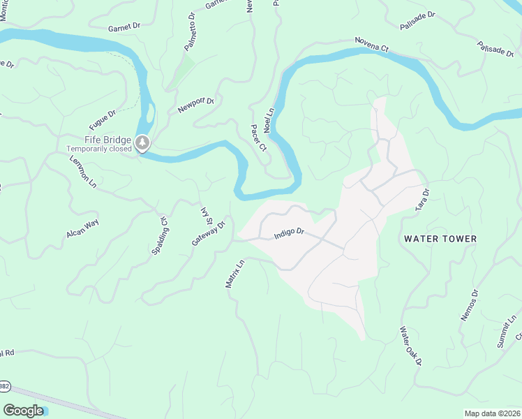 map of restaurants, bars, coffee shops, grocery stores, and more near 44-98 Balsa Court in Ellijay