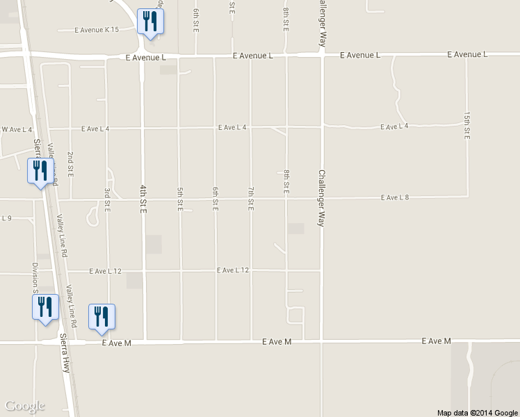 map of restaurants, bars, coffee shops, grocery stores, and more near in Hi Vista