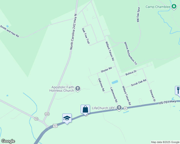map of restaurants, bars, coffee shops, grocery stores, and more near Buddys Drive in Elizabethtown
