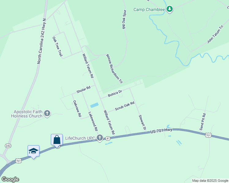 map of restaurants, bars, coffee shops, grocery stores, and more near 125 Bohica Drive in Elizabethtown