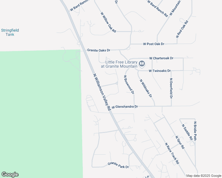 map of restaurants, bars, coffee shops, grocery stores, and more near 7755 Williamson Valley Road in Prescott