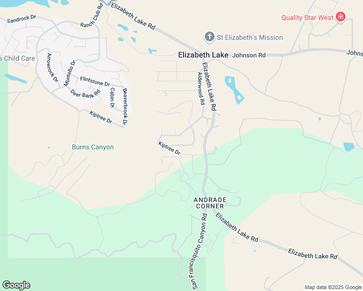 map of restaurants, bars, coffee shops, grocery stores, and more near 14315 Joshua Tree Drive in Lake Hughes