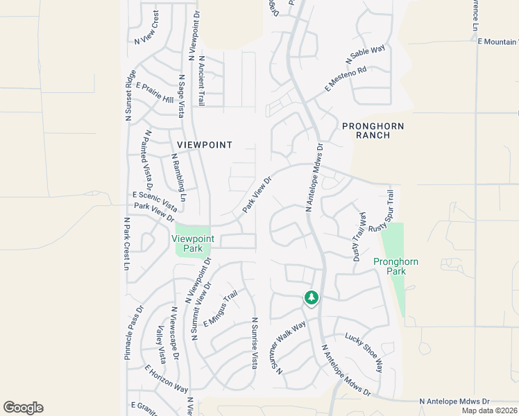 map of restaurants, bars, coffee shops, grocery stores, and more near 7665 North Summit Pass in Prescott Valley