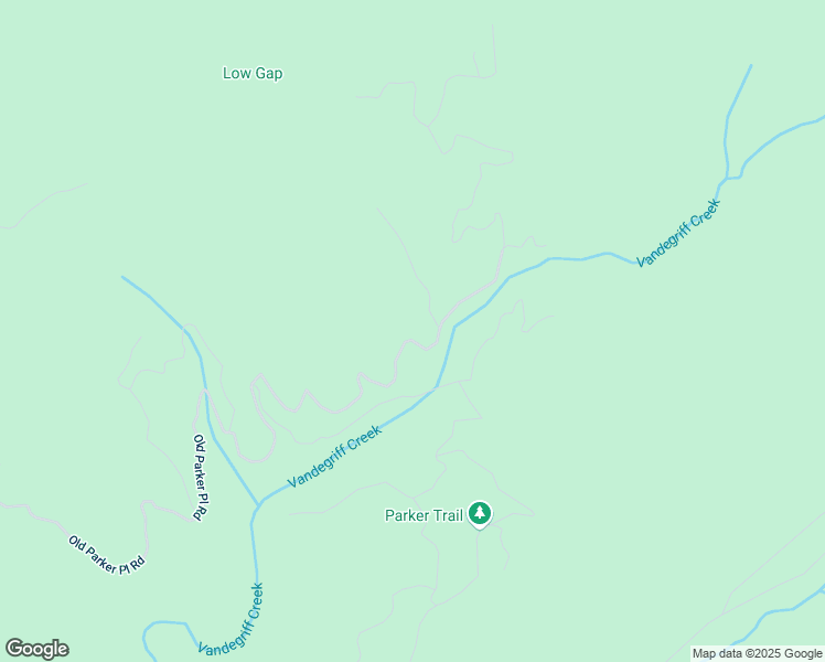 map of restaurants, bars, coffee shops, grocery stores, and more near 2889 Old Parker Place Road in Ellijay