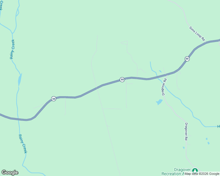 map of restaurants, bars, coffee shops, grocery stores, and more near 2670 Arkansas 88 in Sims