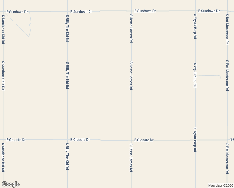 map of restaurants, bars, coffee shops, grocery stores, and more near South Jesse James Road in Yucca
