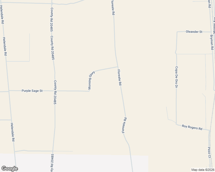 map of restaurants, bars, coffee shops, grocery stores, and more near Morning Glory in Oro Grande
