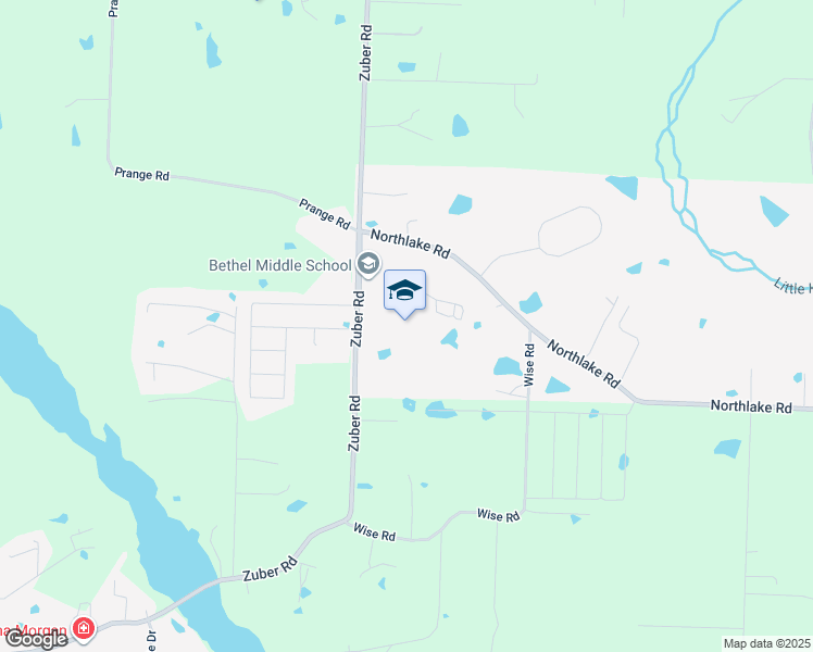 map of restaurants, bars, coffee shops, grocery stores, and more near 5415 Northlake Road in Alexander