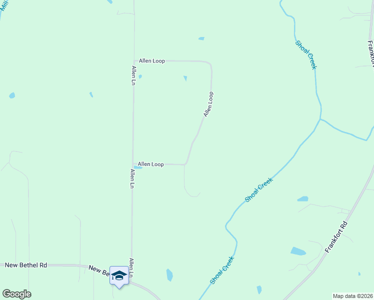 map of restaurants, bars, coffee shops, grocery stores, and more near 482-884 Allen Loop in Tuscumbia