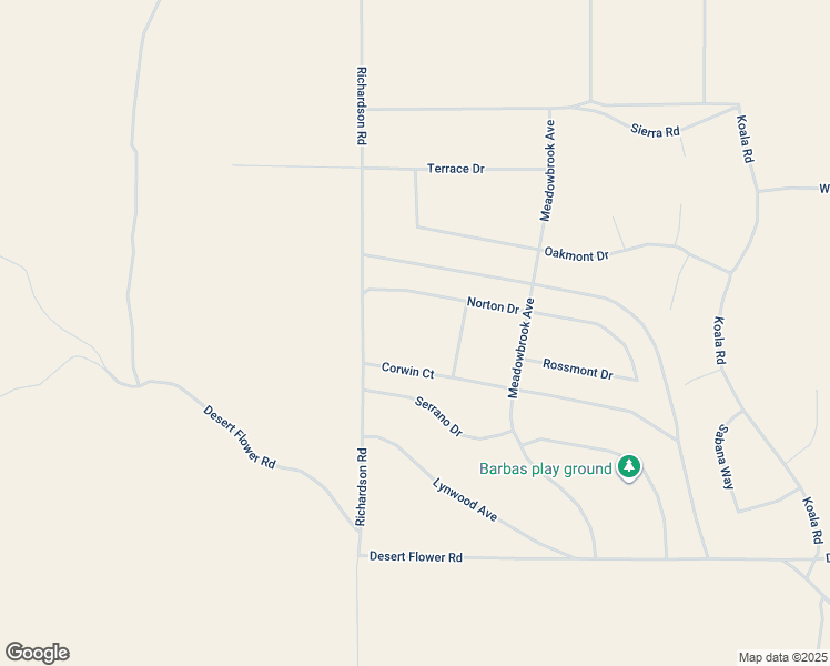 map of restaurants, bars, coffee shops, grocery stores, and more near Richardson in Adelanto