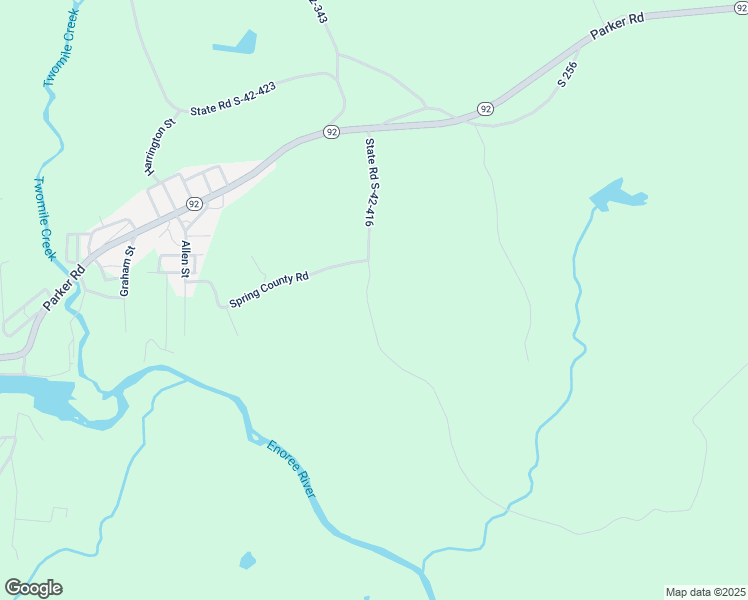 map of restaurants, bars, coffee shops, grocery stores, and more near 279 State Road S-42-416 in Enoree