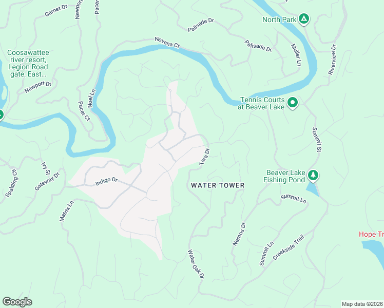 map of restaurants, bars, coffee shops, grocery stores, and more near 378 Villa Drive in Ellijay