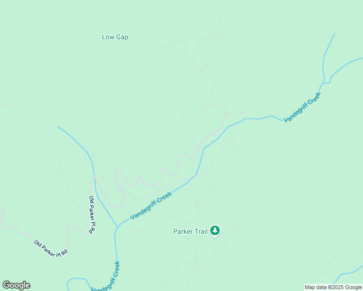 map of restaurants, bars, coffee shops, grocery stores, and more near 2889 Old Parker Place Road in Ellijay