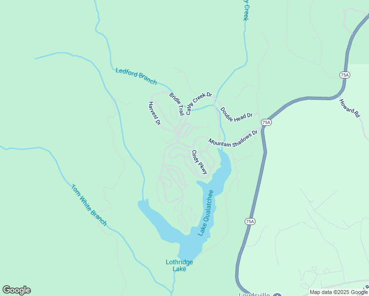 map of restaurants, bars, coffee shops, grocery stores, and more near 50 Canyon Pass in Cleveland