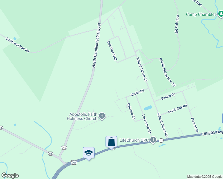 map of restaurants, bars, coffee shops, grocery stores, and more near 87 Buddys Drive in Elizabethtown