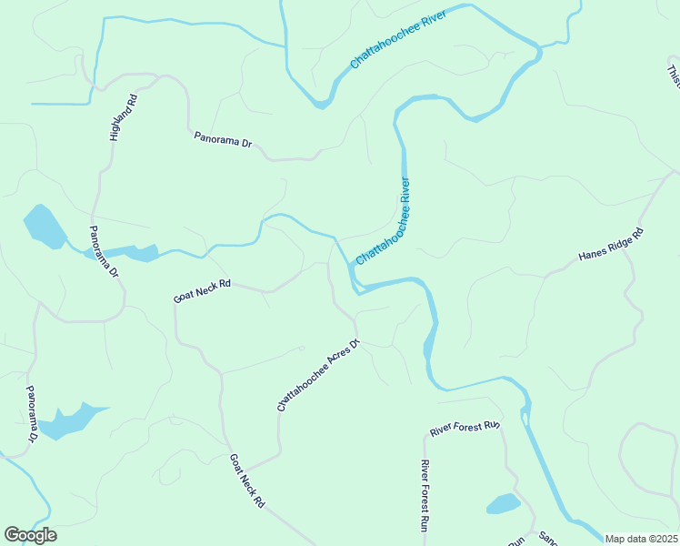 map of restaurants, bars, coffee shops, grocery stores, and more near 730 Chattahoochee Acres Drive in Cleveland