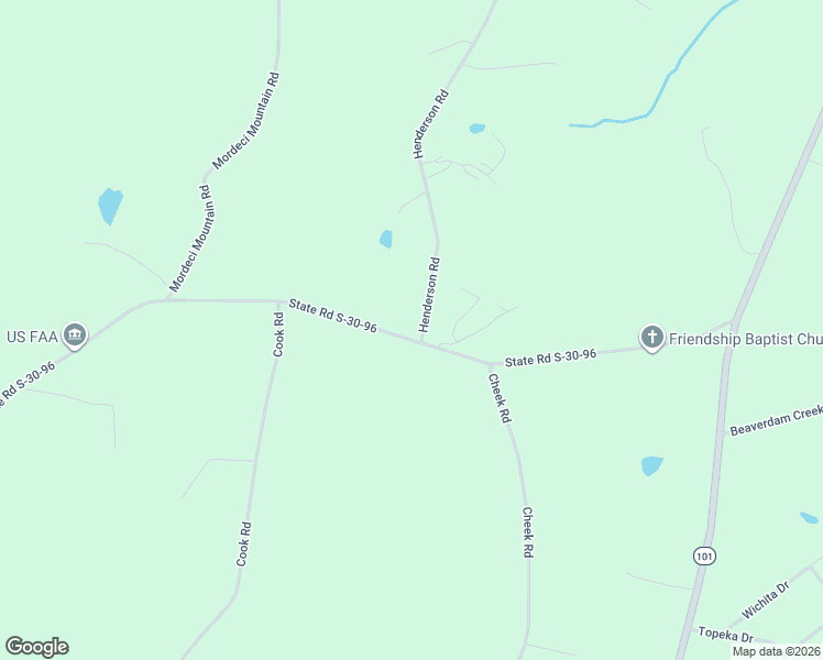 map of restaurants, bars, coffee shops, grocery stores, and more near 440 Henderson Road in Gray Court
