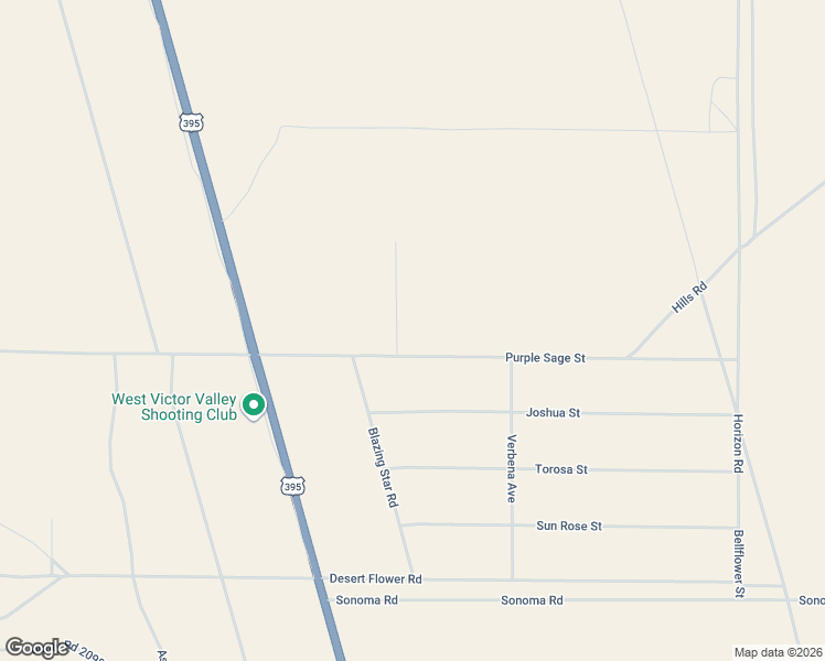 map of restaurants, bars, coffee shops, grocery stores, and more near 10723 Purple Sage Street in Adelanto