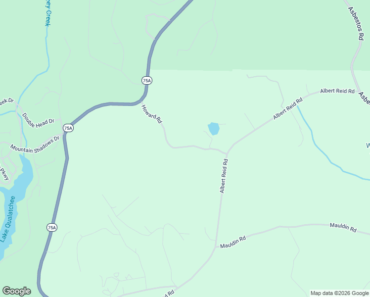 map of restaurants, bars, coffee shops, grocery stores, and more near 132 Howard Road in Sautee Nacoochee