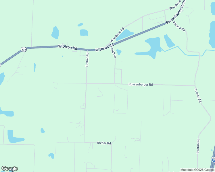 map of restaurants, bars, coffee shops, grocery stores, and more near 1715 Russenberger Road in Little Rock