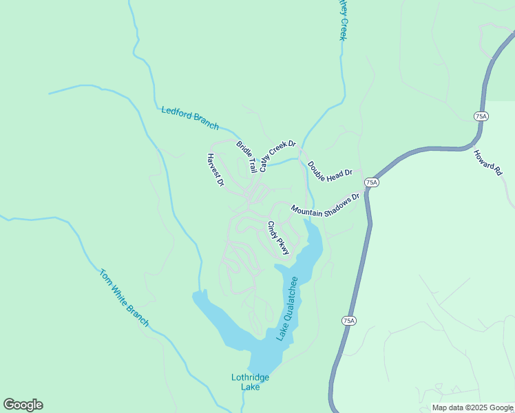 map of restaurants, bars, coffee shops, grocery stores, and more near 36 Nob Hill Ridge in Cleveland