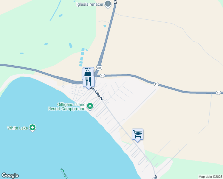 map of restaurants, bars, coffee shops, grocery stores, and more near 47 Oak Street in Bladenboro