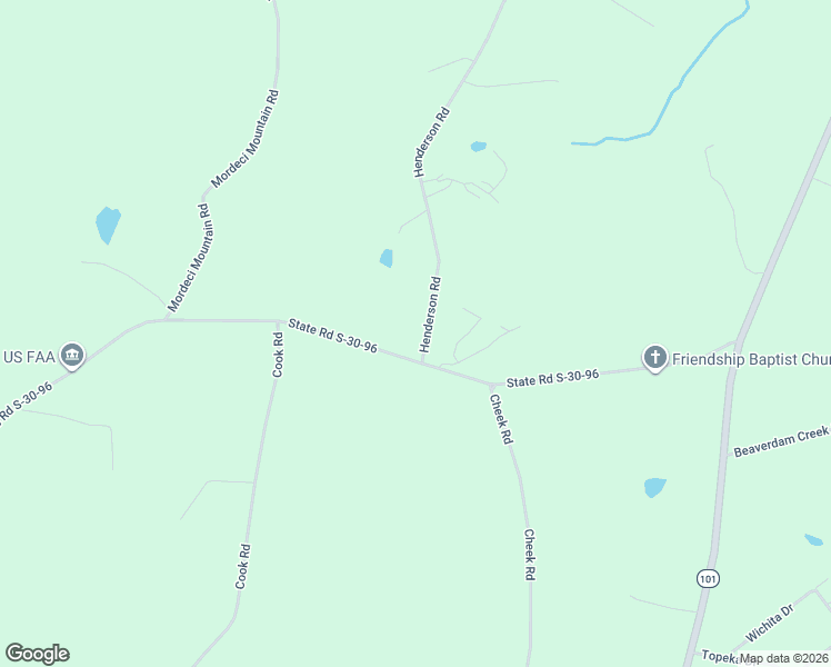 map of restaurants, bars, coffee shops, grocery stores, and more near 591 Henderson Road in Gray Court