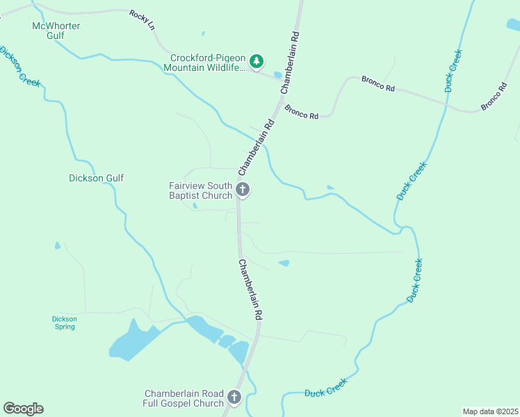 map of restaurants, bars, coffee shops, grocery stores, and more near 3909 Chamberlain Road in LaFayette