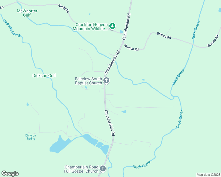 map of restaurants, bars, coffee shops, grocery stores, and more near 3909 Chamberlain Road in LaFayette