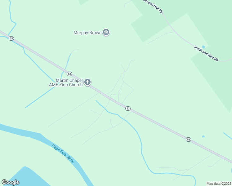 map of restaurants, bars, coffee shops, grocery stores, and more near 1252 North Carolina 53 in Elizabethtown