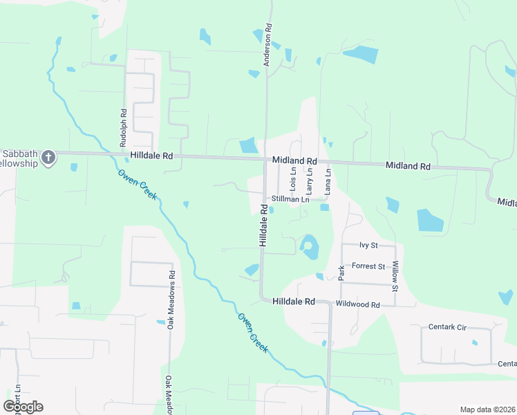 map of restaurants, bars, coffee shops, grocery stores, and more near 2211 Hilldale Road in Alexander