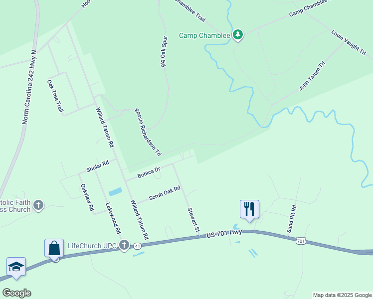map of restaurants, bars, coffee shops, grocery stores, and more near 331 Bohica Drive in Elizabethtown