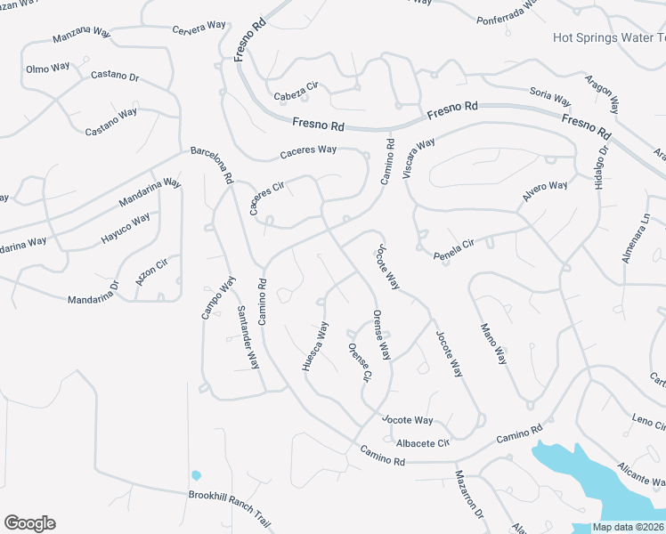 map of restaurants, bars, coffee shops, grocery stores, and more near 6 Huesca Lane in Hot Springs Village