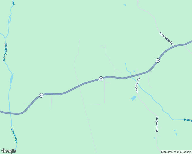 map of restaurants, bars, coffee shops, grocery stores, and more near 2670 Arkansas 88 in Sims