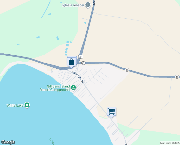 map of restaurants, bars, coffee shops, grocery stores, and more near Oak Street in Bladenboro