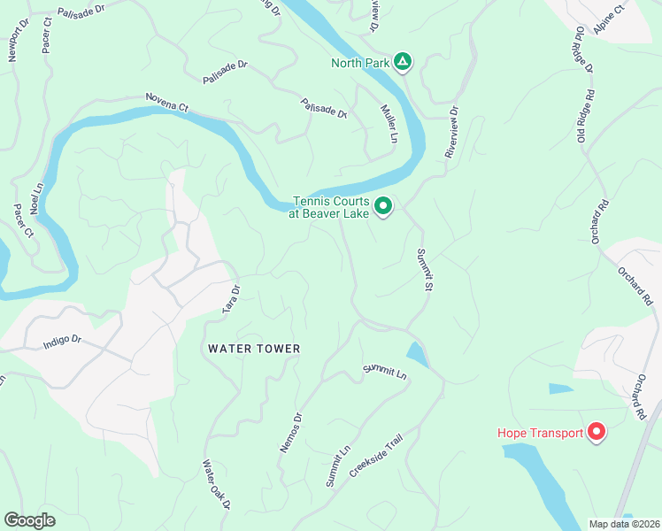 map of restaurants, bars, coffee shops, grocery stores, and more near 148 Poolside Court in Ellijay