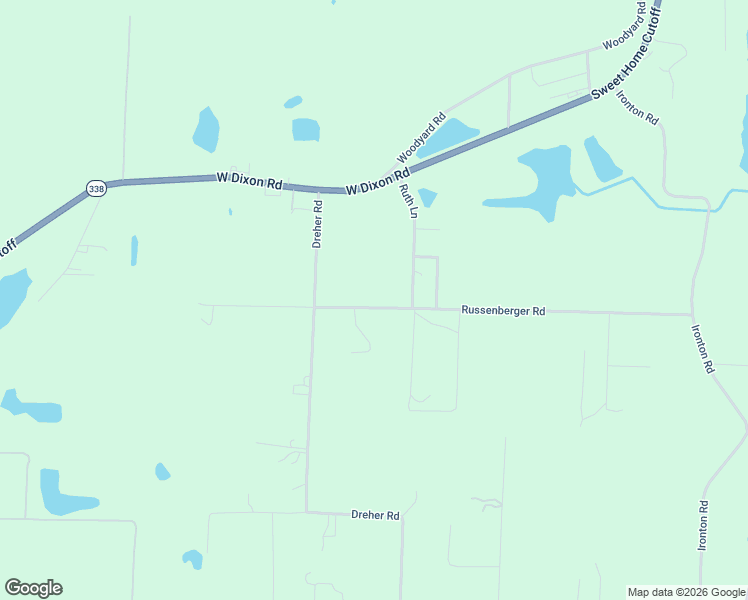 map of restaurants, bars, coffee shops, grocery stores, and more near 1715 Russenberger Road in Little Rock